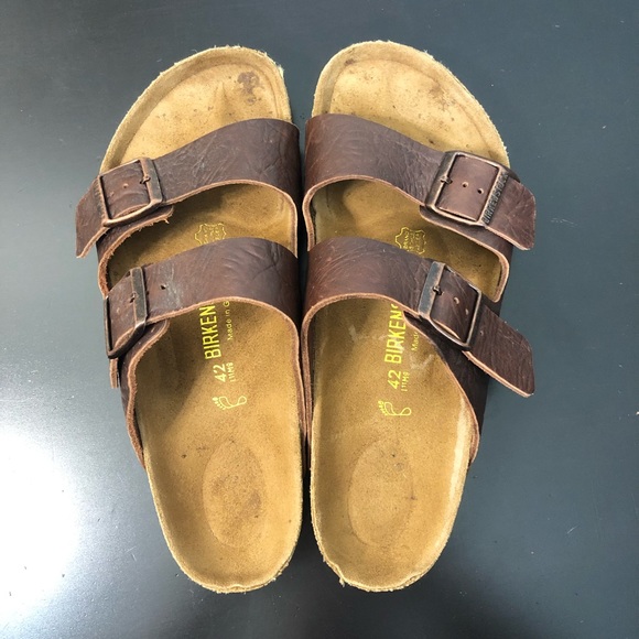 Birkenstock Other - Birkenstock Milano Brown Leather Cork Sandals